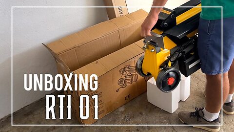 Unboxing rachador de lenha RTI 01