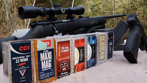 22 Mag - Rifle VS Pistol - Chronograph Ammo Testing
