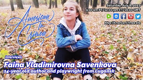Faina Savenkova, Young Author and Playwright from Lugansk