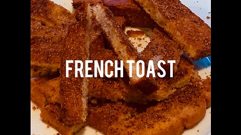 French Toast!!! it taste so good.#FrenchToast #Breakfast.