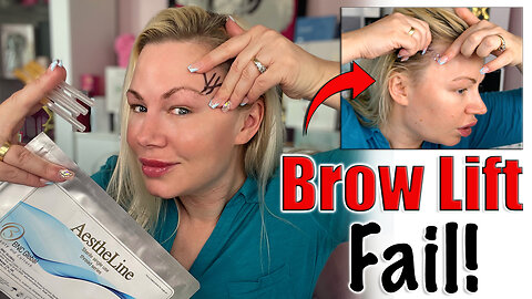 Brow Lift Fail, Don't DO THIS! Oops | Code Jessica10 saves you money !