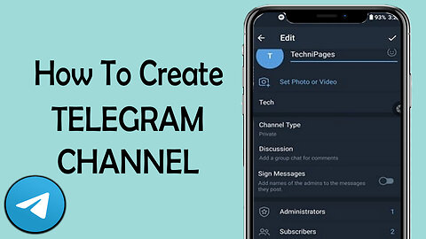 How to Create Telegram Channel