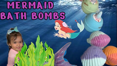 Bath Bombs with Mermaid Armine