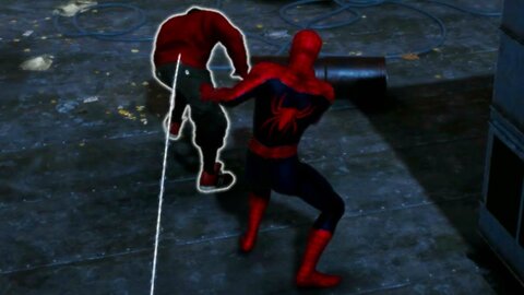 Fighting thugs that defy Physics (Tobey Maguire Suit)