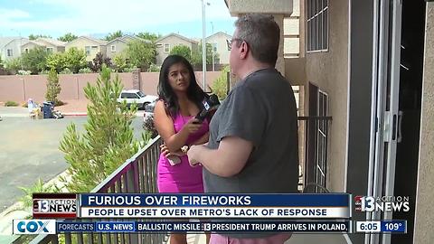 People upset over lack of enforcement on illegal fireworks across Las Vegas Valley