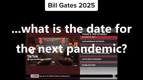 ...what is the date for the next pandemic?