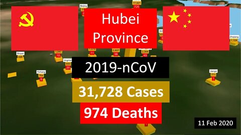 11 Feb 2020 - Wuhan Coronavirus (2019-nCoV): Hubei Province of the People's Republic of China