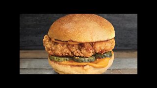 Tribute to 32 Flavors of Nickweiser A&W Nashville Hot Chicken Sandwich