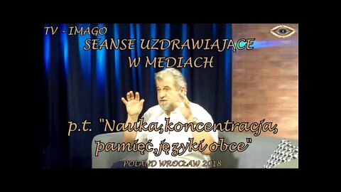 SEANS UZDRAWIAJĄCY NA KONCENTRACJĘ I PAMIĘĆ DR.ANDRZEJ KACZOROWSKI 10 09 2018 r © VTV