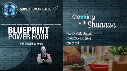 The BluerPrint Power Hour + Cooking With Shannan: Low-Carb Guilt-free Turkey Stuffing