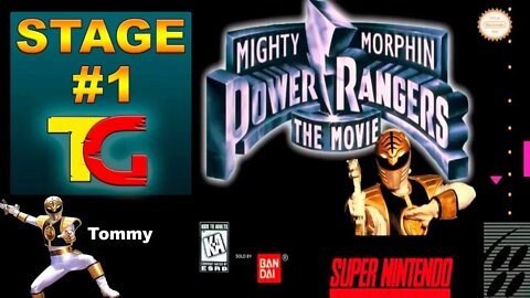 [SNES] - Mighty Morphim Power Rangers The Movie - [STAGE 1] - Dificuldade HARD