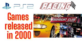Year 2000 Racing Games for Sony PlayStation 2