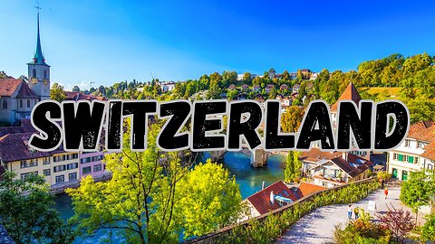 Beautiful walking tour in the heart of the Swiss Alps is a Swiss village with amazing views