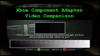 Xbox Component Adapter Video Comparison