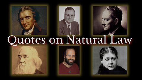 Quotes on Natural Law