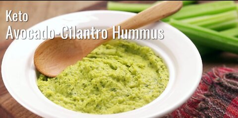 Keto Recipes Keto Avocado Cilantro Hummus