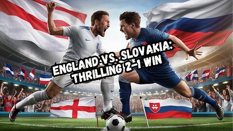 England vs. Slovakia: Thrilling 2-1 Win