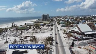 Skyfox drone tour of mid-island at Fort Myers Beach