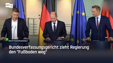 Bundesverfassungsgericht zieht Regierung den "Fußboden weg"