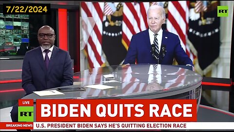 MurTech: RT News - Biden drops out of US presidential race