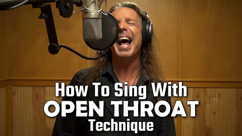 How To Sing With Open Throat Technique - Ken Tamplin Vocal Academy