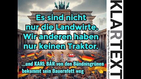 Karl Bär von den Bundnisgrünen Deutschlandzerstörern bekommt in München sein Bauernfett weg ,-)