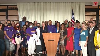 Hundreds of people in Tampa for Florida Democratic Party, Moms for Liberty conferences