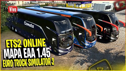 🔴MAPA EAA 1.45 MULTPLAYER SCANIA G8 1800DD 15M MODSHOP ETS2 1.45