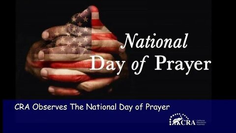 CRA Observes The National Day of Prayer