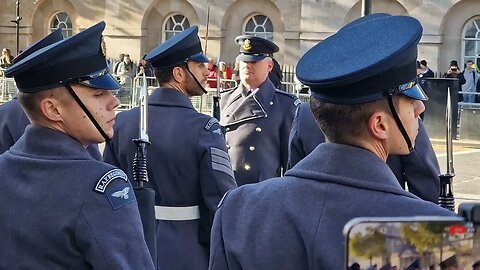 RAF SLOPE ARMS OUT SIDE HORSE GUARDS #horseguardsparade