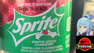 Taste Test #20: Sprite Winter Spiced Cranberry
