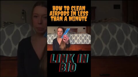 How to clean you’re AirPods in less then a minute #shorts