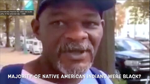 The Majority of American Indians (Natives) Were Black?