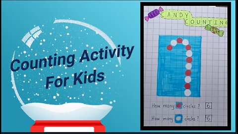 Counting Activity For Grade 1 | Counting Activity For Toddler | Counting Activity For Nursery Class