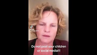 Captioned - Do not post photos or videos of your children