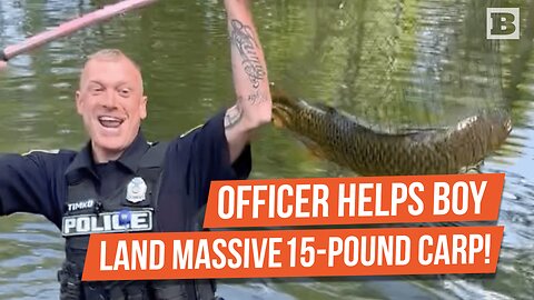 Ohio Police Officer Assists 7-Year-Old Angler in Landing Massive 15-Pound Carp