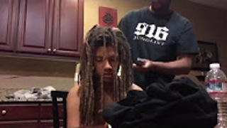 Teen Surprises Mom By Cutting Off 9-Year-Old Dreadlocks, She Takes One Look At Him And Starts To Cry