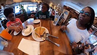 Blasian Babies Family Enjoy Mediterranean Dinner: Greek, Lebanese, Turkish Food (GoPro Max 360)