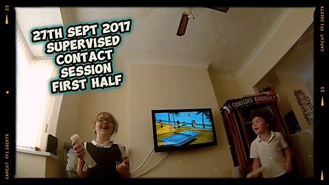 27th September 2017 Supervised contact session with Ayrton & Gabrielle at daddy's home, first half