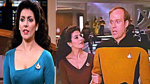 Counselor Troi stimulates Mr. Broccoli - Star Trek The Next Generation