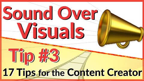 🎥 Audio Over Visuals Tip #3 - 17 Video Tips for the Content Creator | Video Editing Tips & Tools