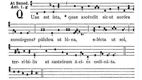 Another Quae est ista + Magnificat for the Catena Legionis Mariae - from Lauds of the Assumption