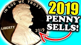 2019 PENNY SOLD FOR 1,000 X FACE VALUE - PENNIES WORTH MONEY!!