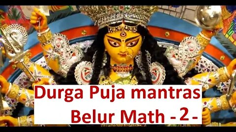 Sandhi puja, Durga puja Belur math