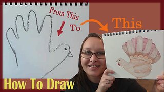 How To Draw A Turkey (Beginner)