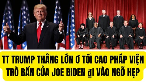 Tin Tổng Hợp 4/3/2024 TT Trump Thắng Lớn ở Tối Cao Pháp Viện Joe Bide ₫i Vào Ngõ Hẹp