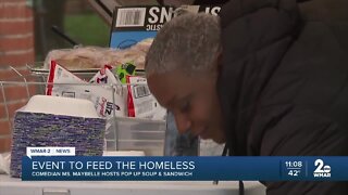 Award Winning Comedian gives back and feeds the homeless