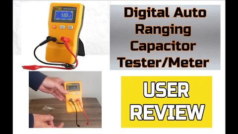 M6013 Digital Auto Ranging Capacitance Meter Demo - Works as Advertised