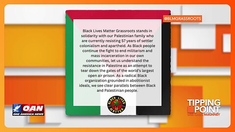 BLM Supports Hamas Terrorism in New Statement | TIPPING POINT 🟧