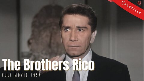 The Brothers Rico (1957) | Colorized | Richard Conte, Dianne Foster | Crime Film Noir | Subtitled